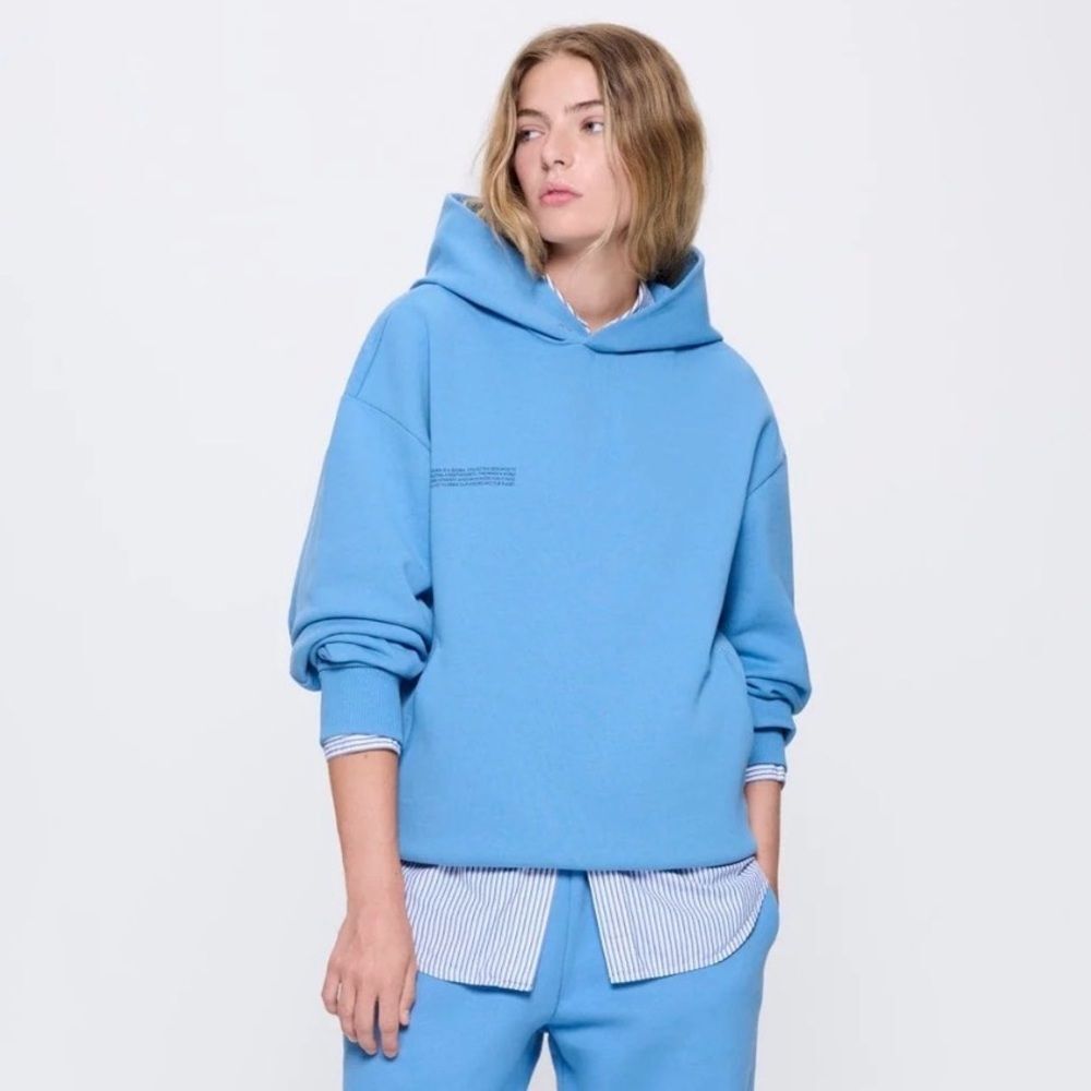 *Rare Pangaia Island Capsule 365 Signature Hoodie In Palau Blue